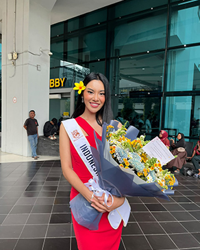 Kepulangan Audrey Bianca di Indonesia